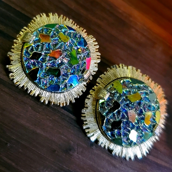 Truly unique Judy Lee clip on earings - Picture 1 of 6